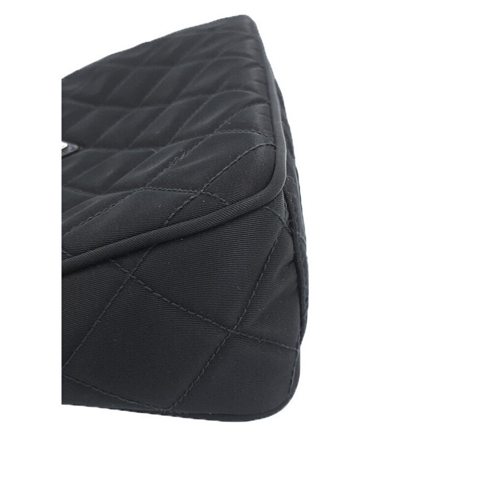 Prada Shoulder Tessuto Black Bag Quilted Impuntu Chain - Picture 7 of 9